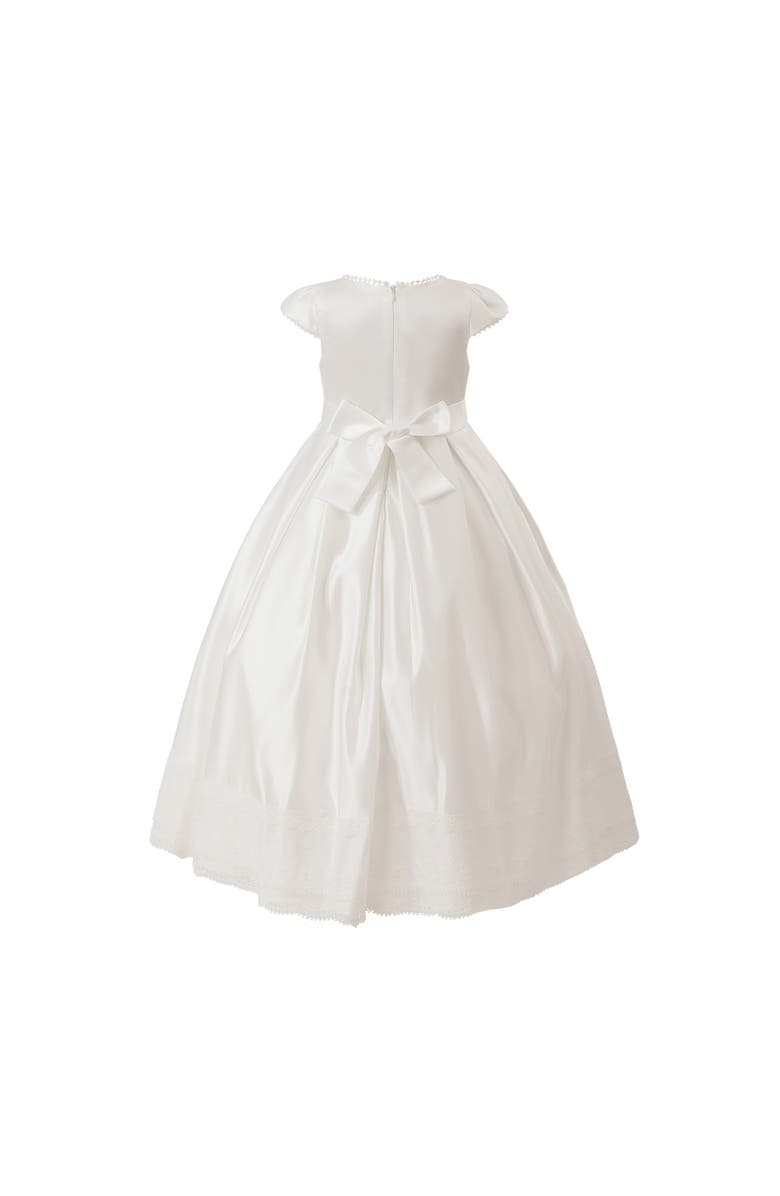 Tulleen Pearl-Trim Havenelle Dress, Alternate, color, White