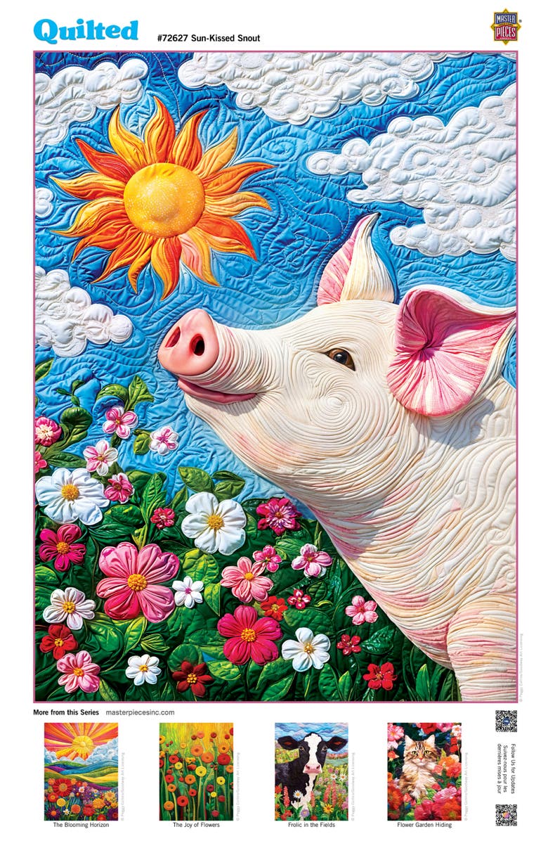 MASTERPIECES Sun-Kissed Snout 1000 Piece Puzzle, Alternate, color, Multicolor