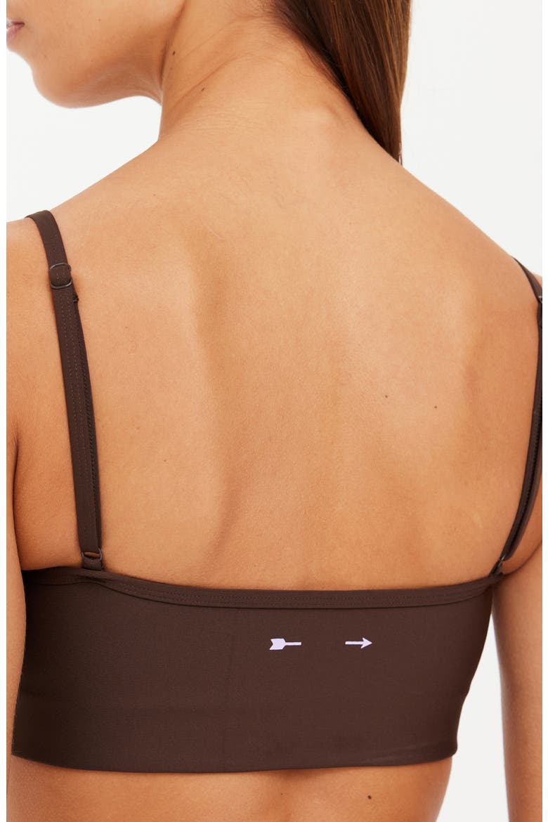 Oxford Hutton Scoop Neck Sports Bra, Alternate, color, BROWN