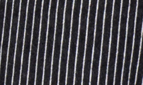 Melloday Stripe Wide Leg Knit Pants In Black