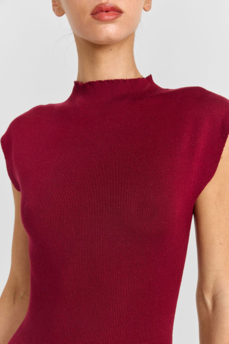 Suzette Midi Dress, Alternate, color, Red