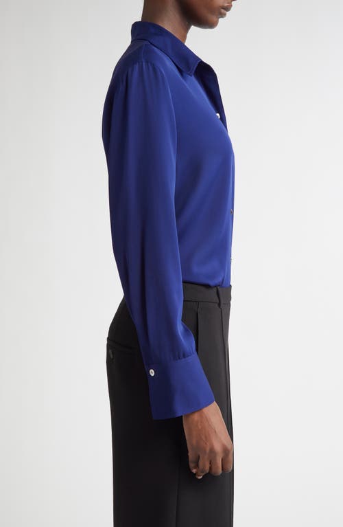 Vince Stretch Silk Button-up Shirt