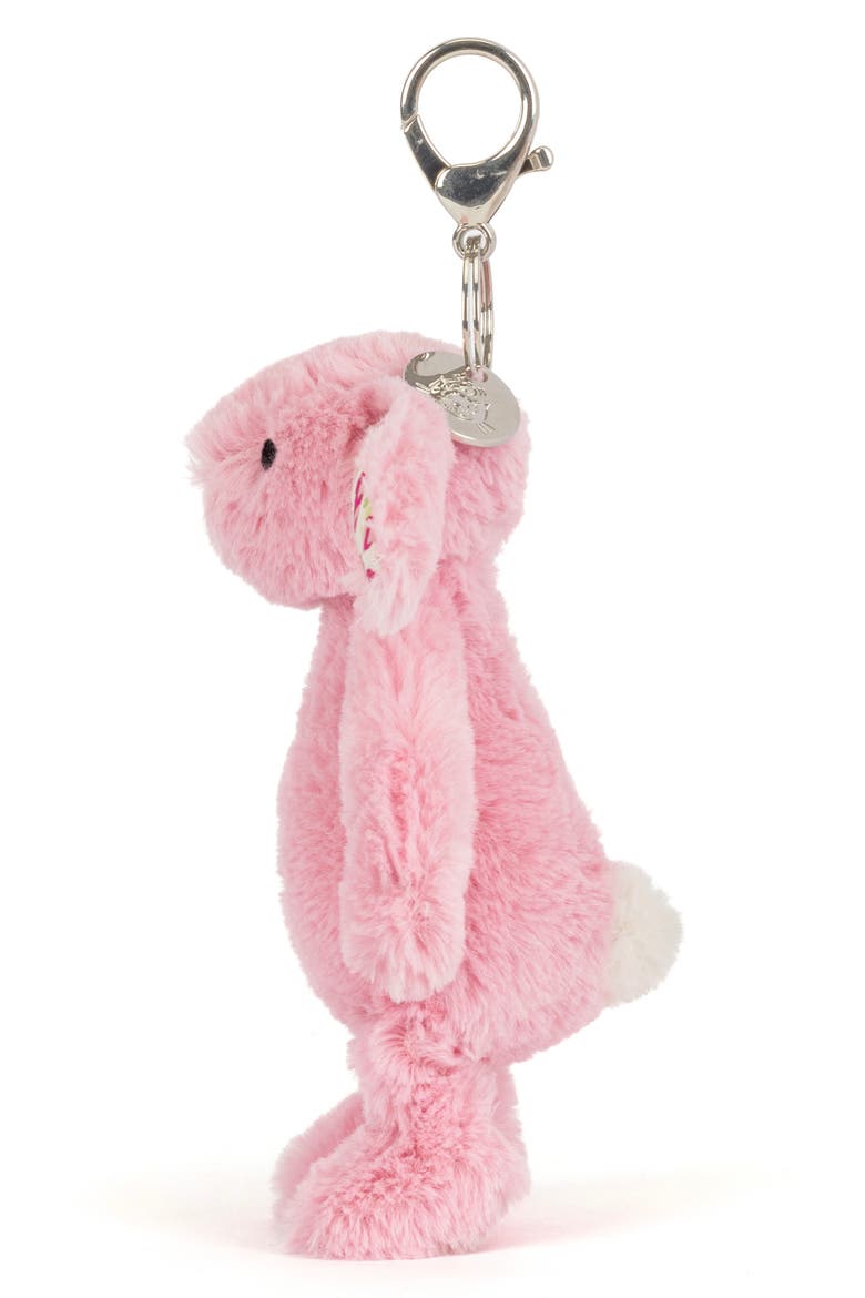 Kids' Blushkin Blossom Bunny Stuffed Animal Bag Charm, Alternate, color, PINK
