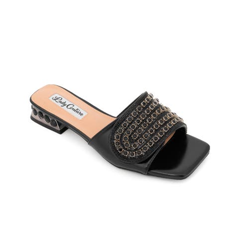 Clear Rhinestone Slingback Sandal