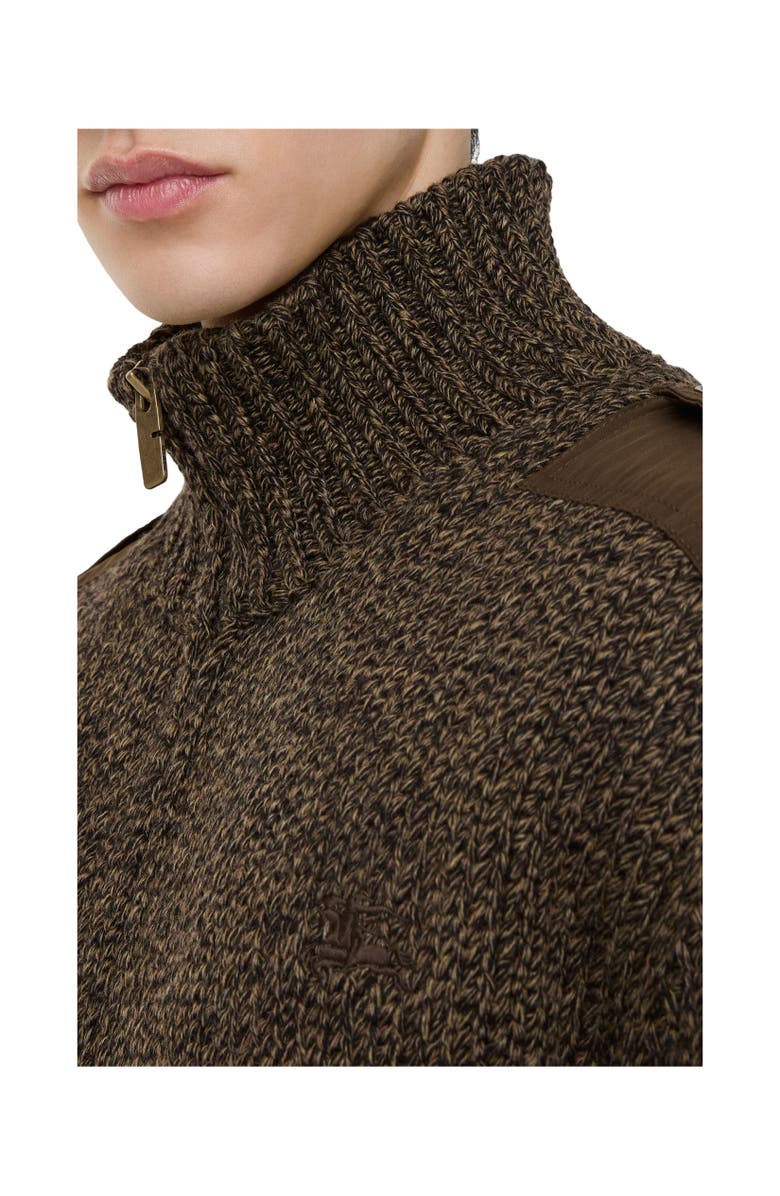 Burberry Wool Cashmere Jacket, Alternate, color, Juniper Green