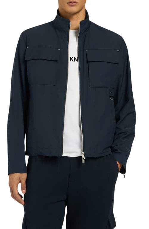 Moose Knuckles Maxwell Water Repellent Jacket In Navy