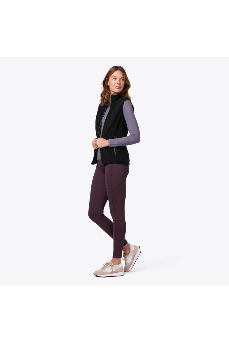 Trek Heated Fleece Vest, Alternate, color, Black