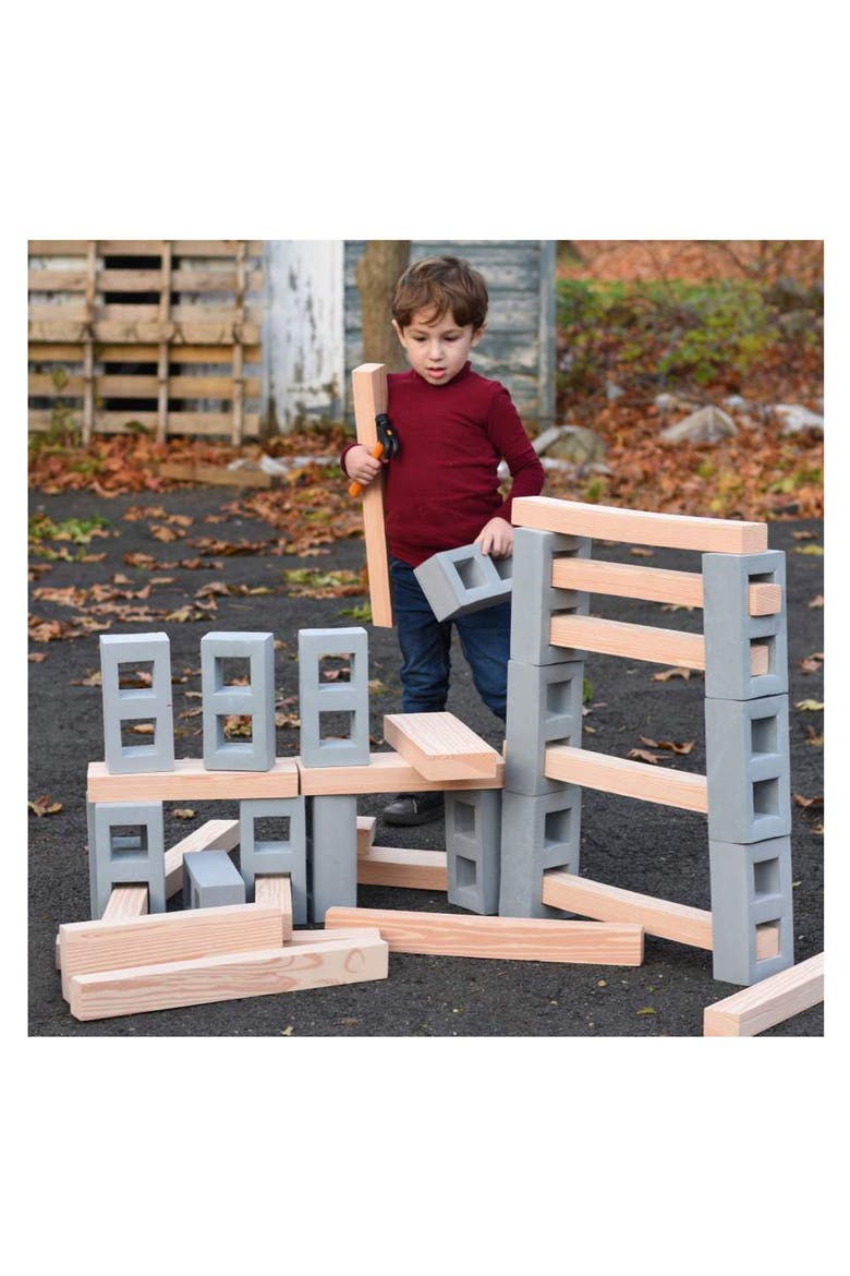 20-Piece Foam Building Block Set, Alternate, color, NO COLOR