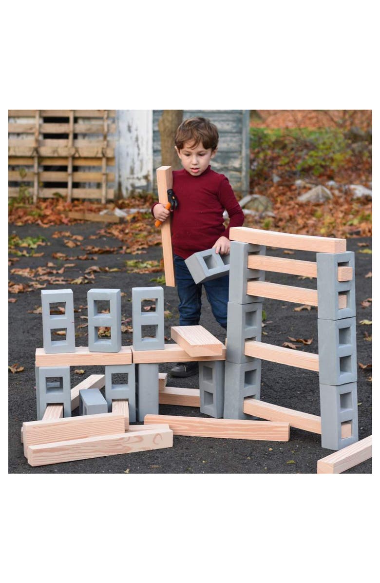 PLAYLEARN 20-Piece Foam Building Block Set, Alternate, color,