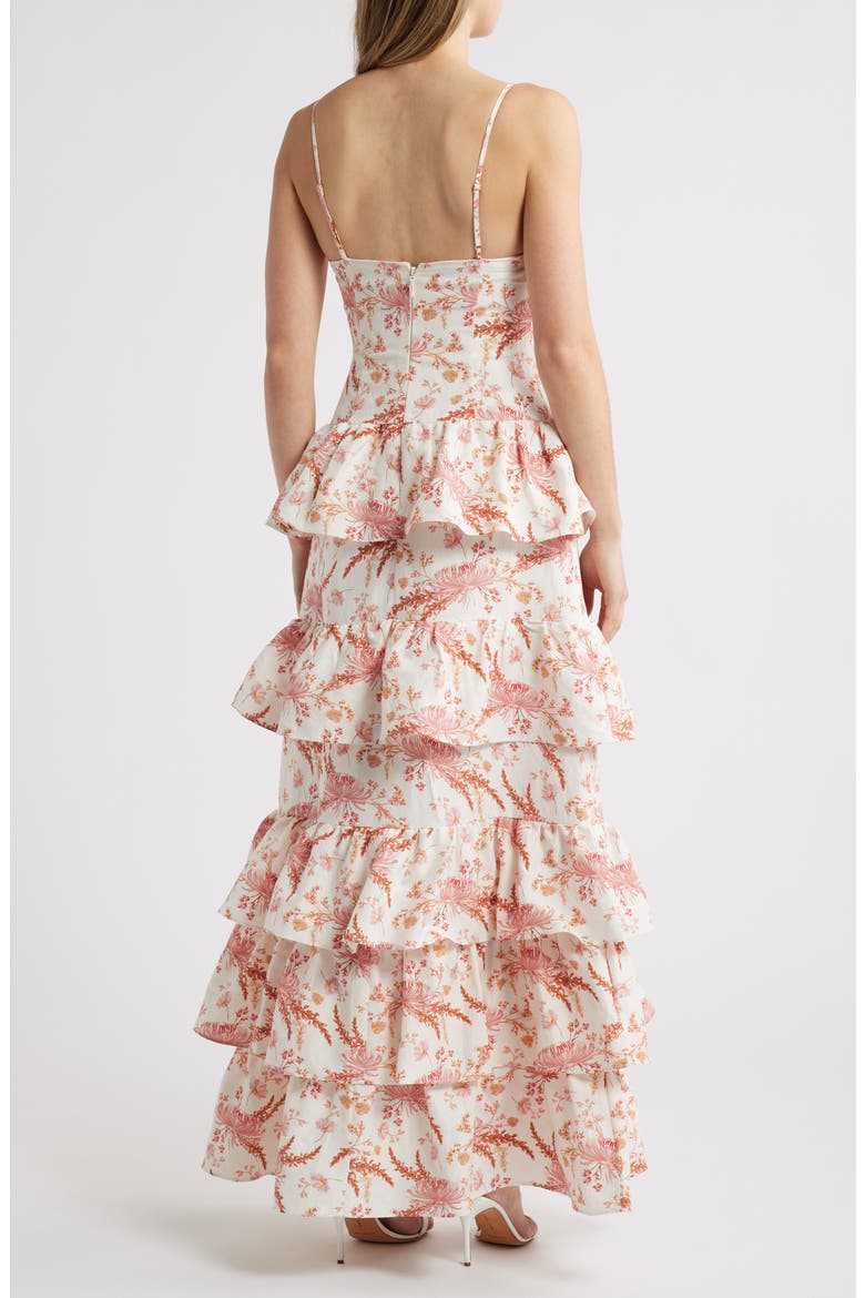 Amara Tiered Maxi Dress, Alternate, color, WILD MEADOW