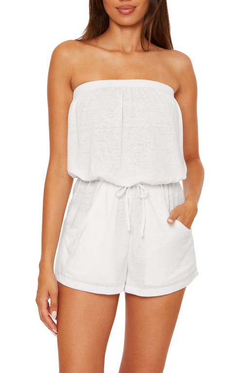 Becca Beach Date Strapless Cover-up Romper