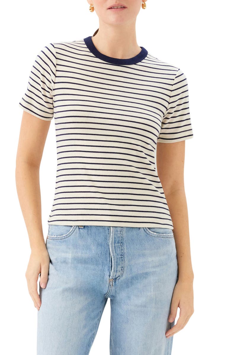 FIFTEEN TWENTY Mandy Stripe T-Shirt, Main, color, 