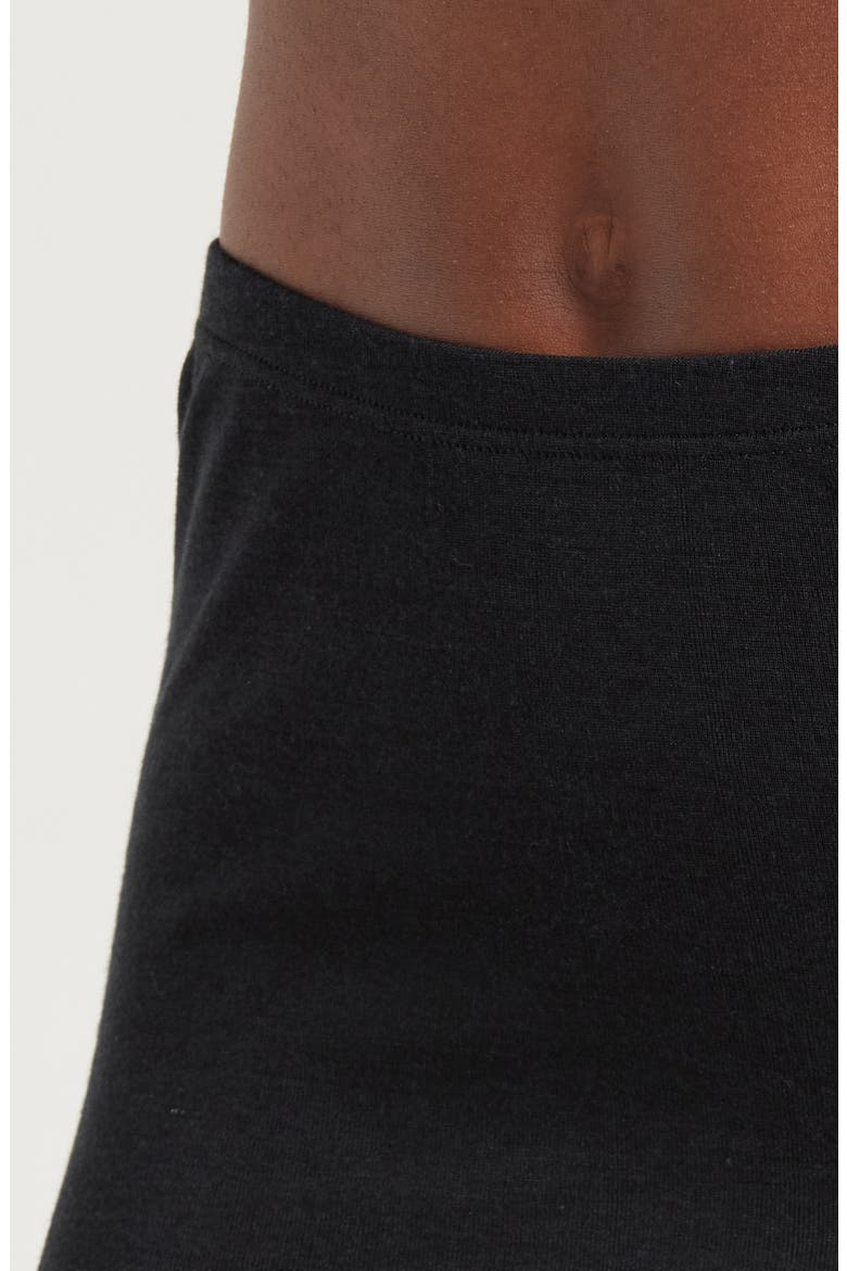 Merino Wool & Silk Long Johns, Alternate, color, BLACK