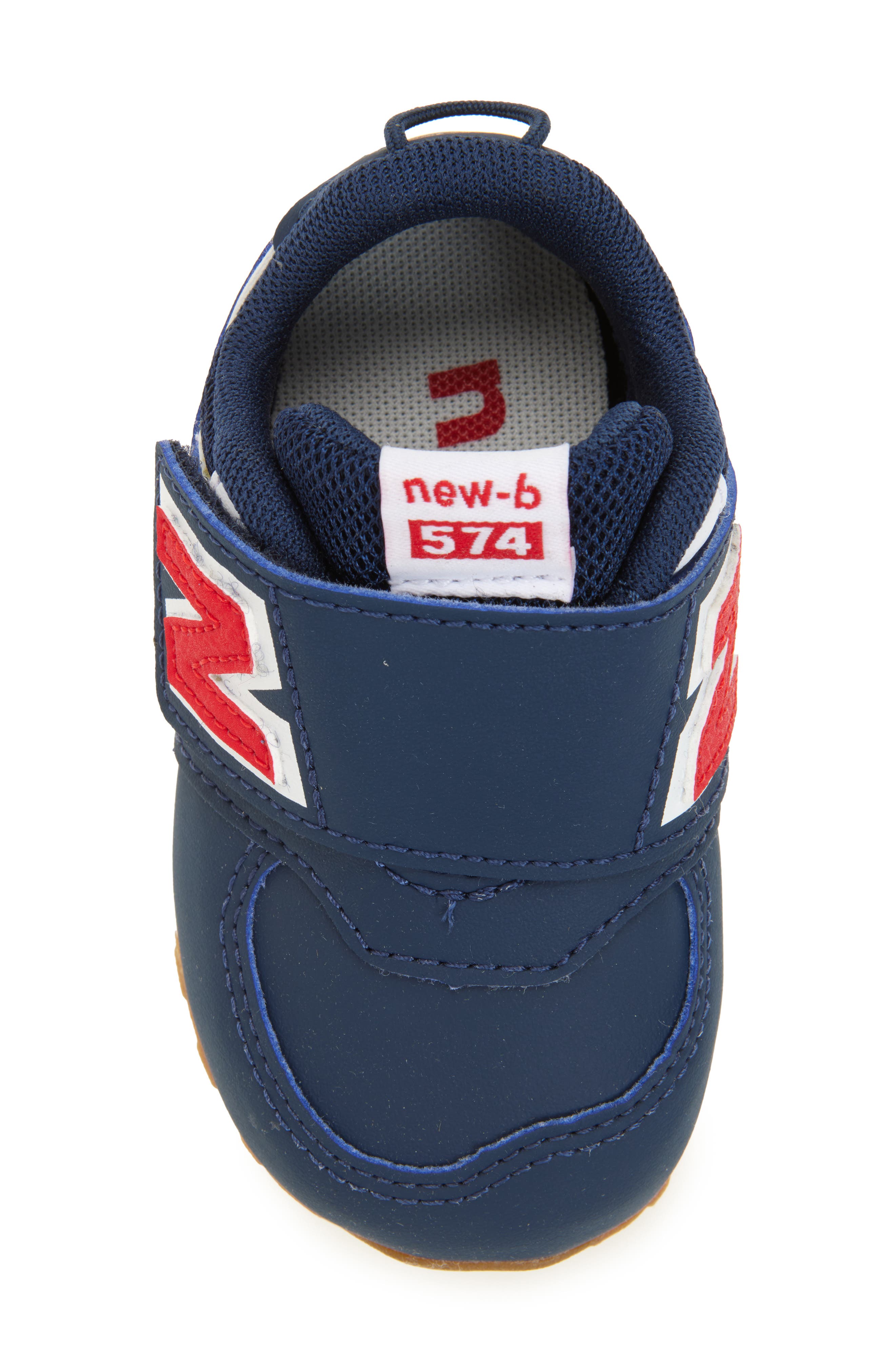 New Balance Kids' 574 Sneaker, Alternate, color, Nb Navy/ Team Red