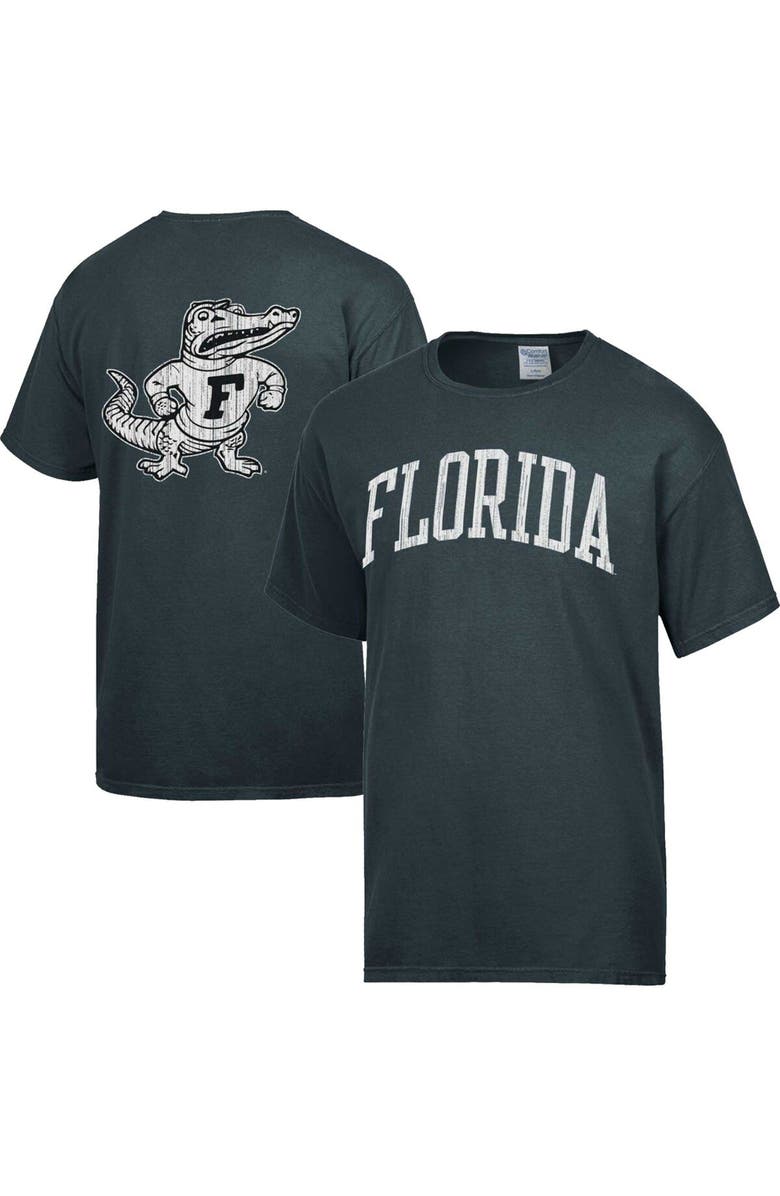 Comfort Wash Men's Comfort Wash  Charcoal Florida Gators Vintage Arch 2-Hit T-Shirt, Main, color, 