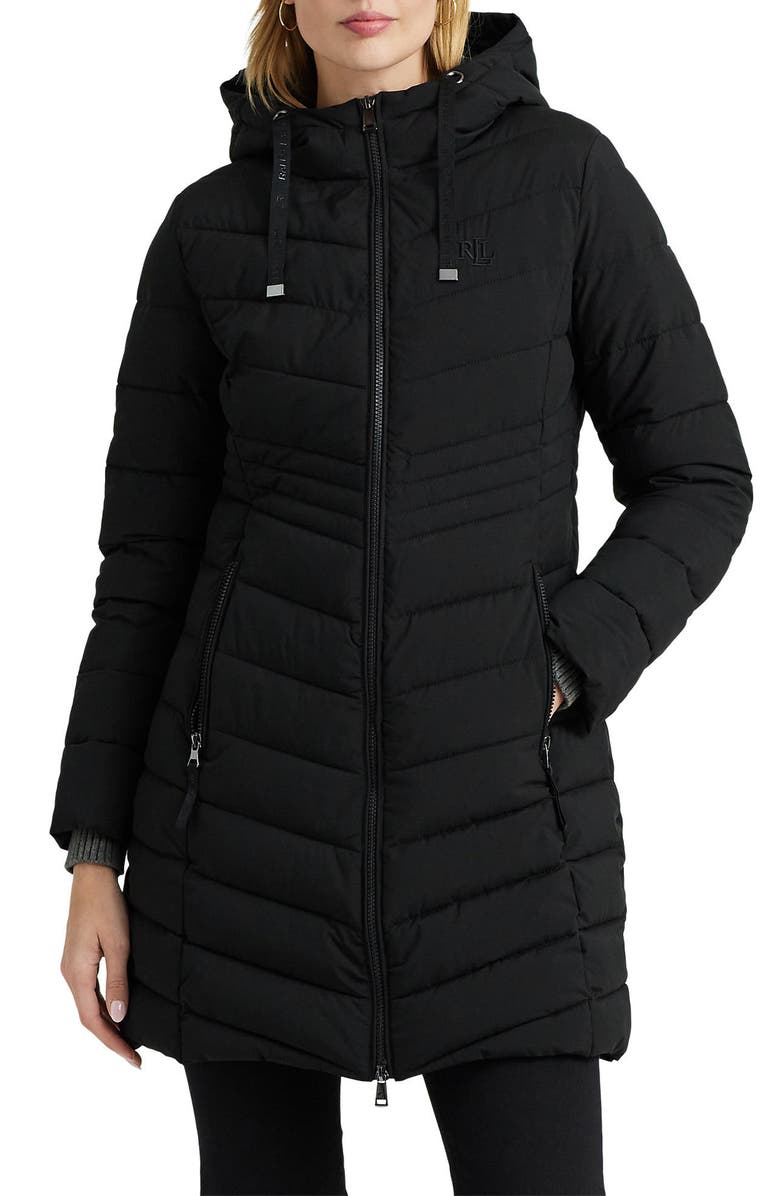 Lauren Ralph Lauren Hooded Puffer Jacket, Main, color,