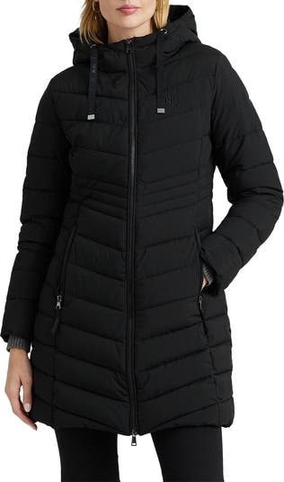 特別価格！Ralph LaurenHooded Down /Feather Puffer Coat Lauren Ralph Lauren Hooded Down & Feather Puffer Coat with