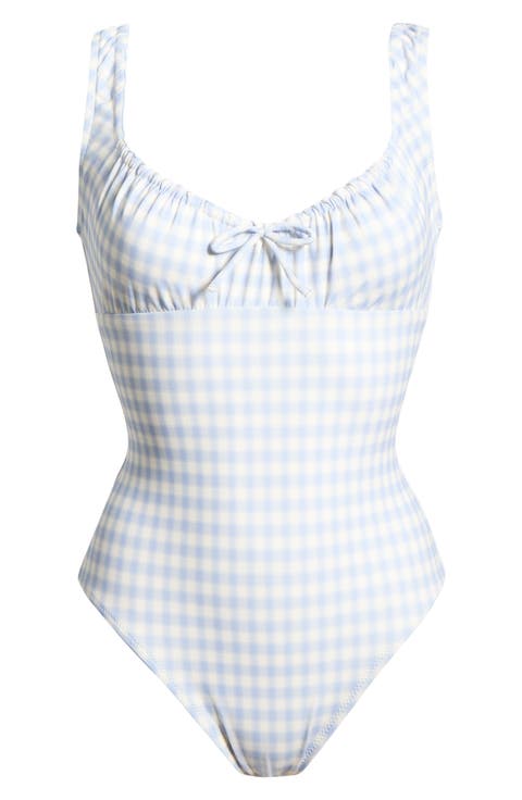 Bahia Gingham One-Piece Swimsuit
