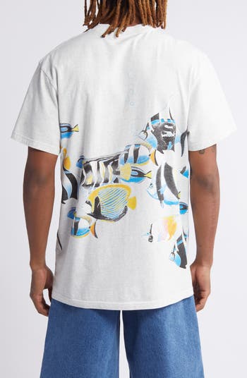 Fish Scale Print T-Shirt