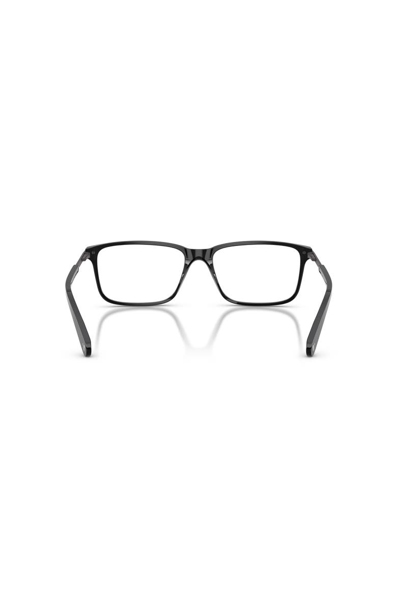 58mm Rectangle optical glasses, Alternate, color, Black