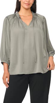 Vince Camuto Raglan Sleeve Peasant Top