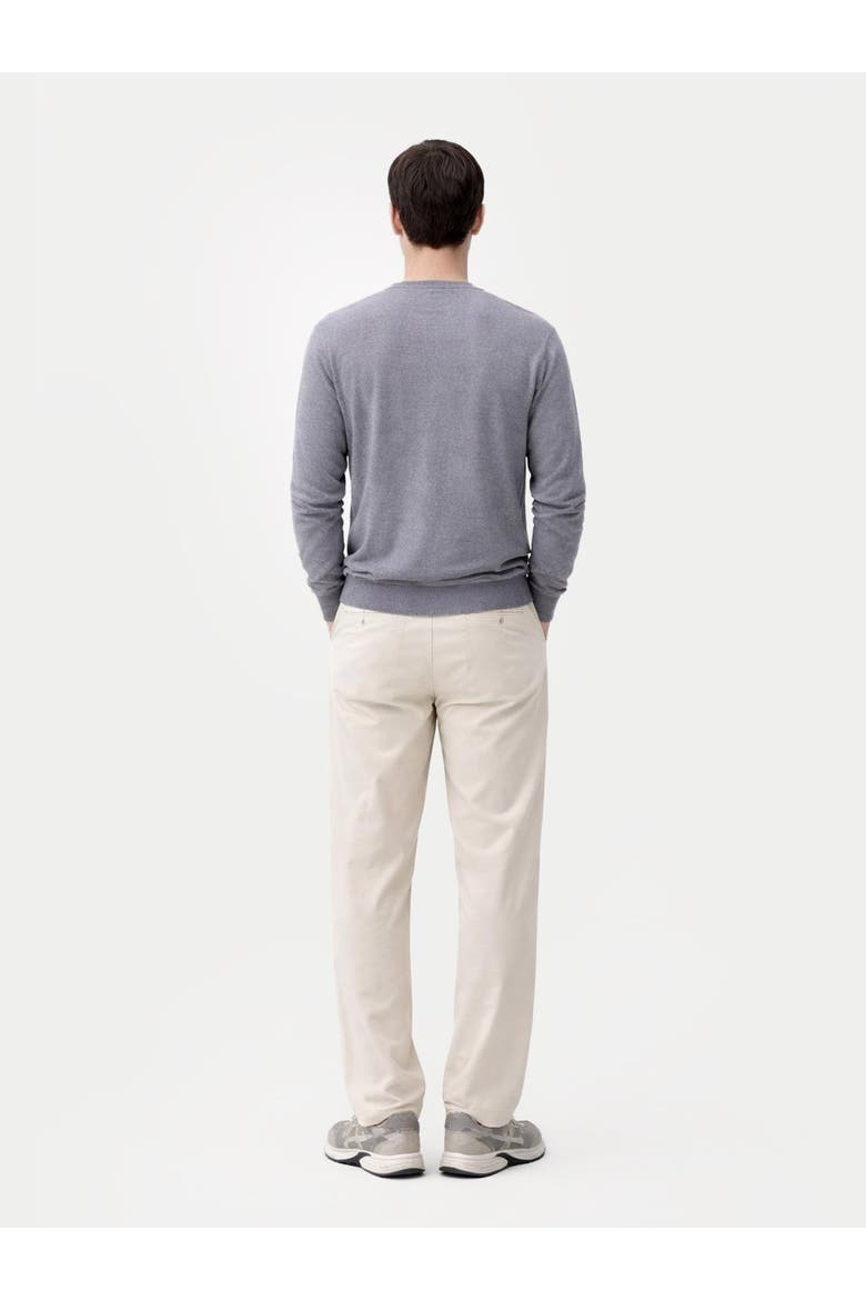 Timeless Crewneck Cashmere Sweater, Alternate, color, dim gray