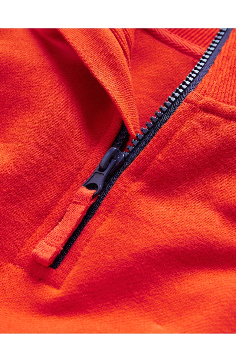Mini Boden Kids' Half Zip Cotton Sweatshirt, Alternate, color,