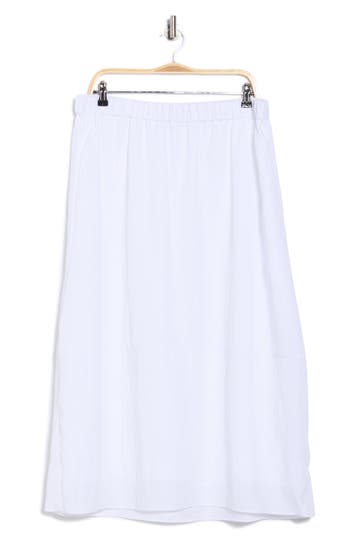 Vince Tiered Maxi Skirt In White