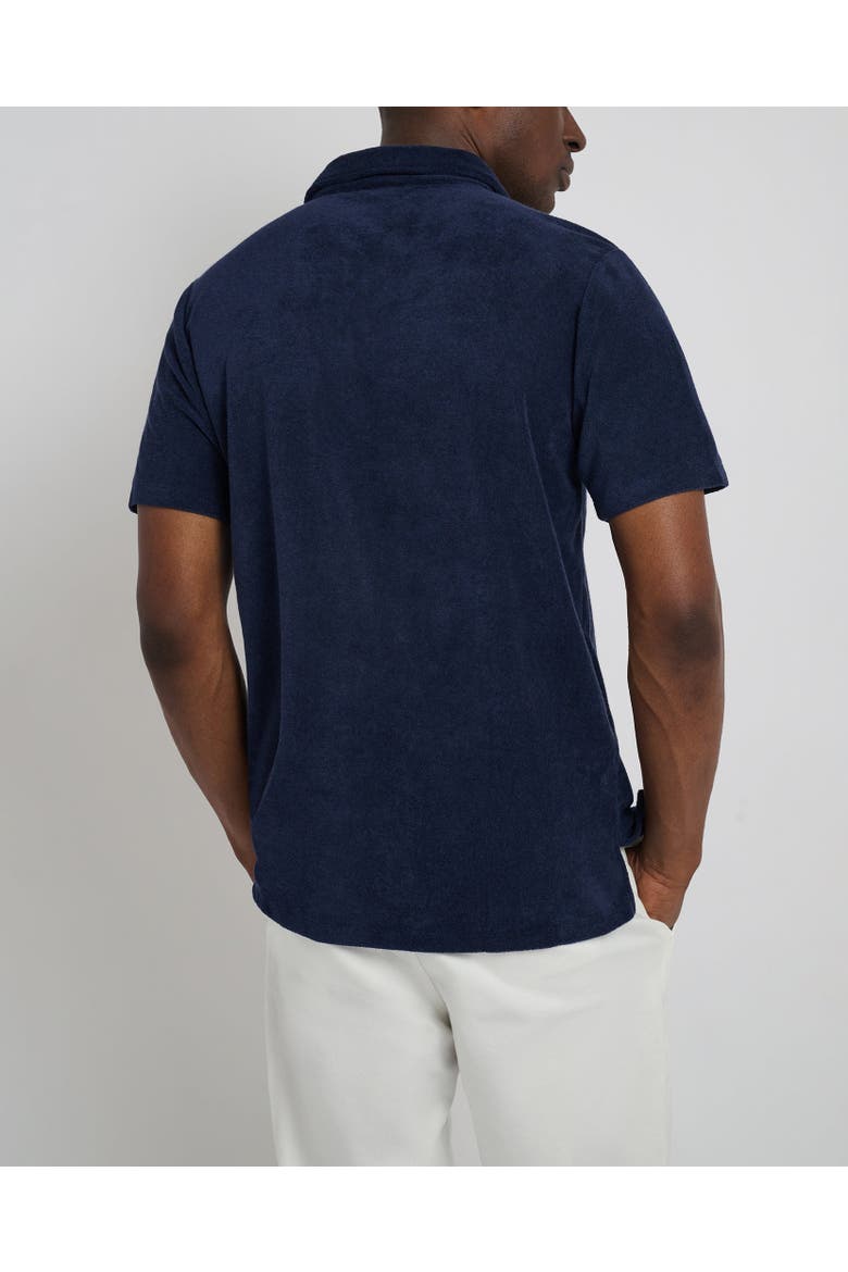 Shaun Linen Polo, Alternate, color, DEEP NAVY