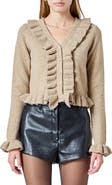 Endless Rose Ruffle Crop Cardigan
