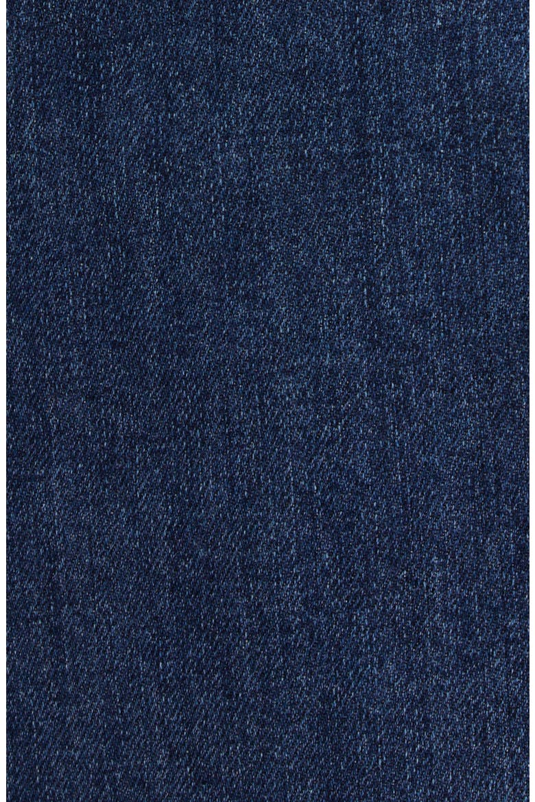 Felice Frayed Hem Denim Shirtdress, Alternate, color, STONED BRIGHT BLUE
