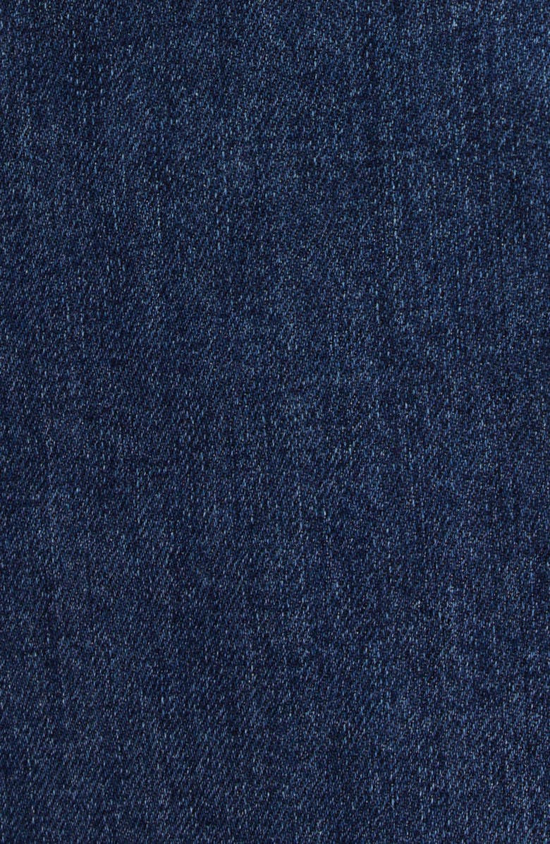 Veronica Beard Felice Frayed Hem Denim Shirtdress, Alternate, color, Stoned Bright Blue