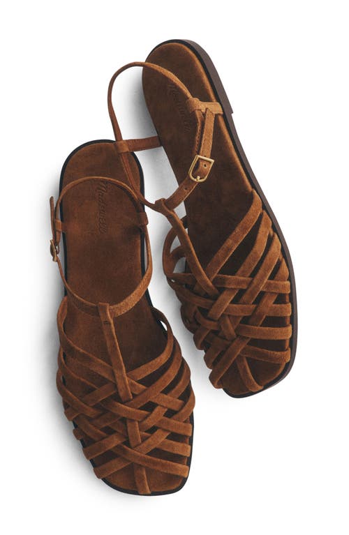 Shop Madewell Milano Fisherman Sandal In Cumin