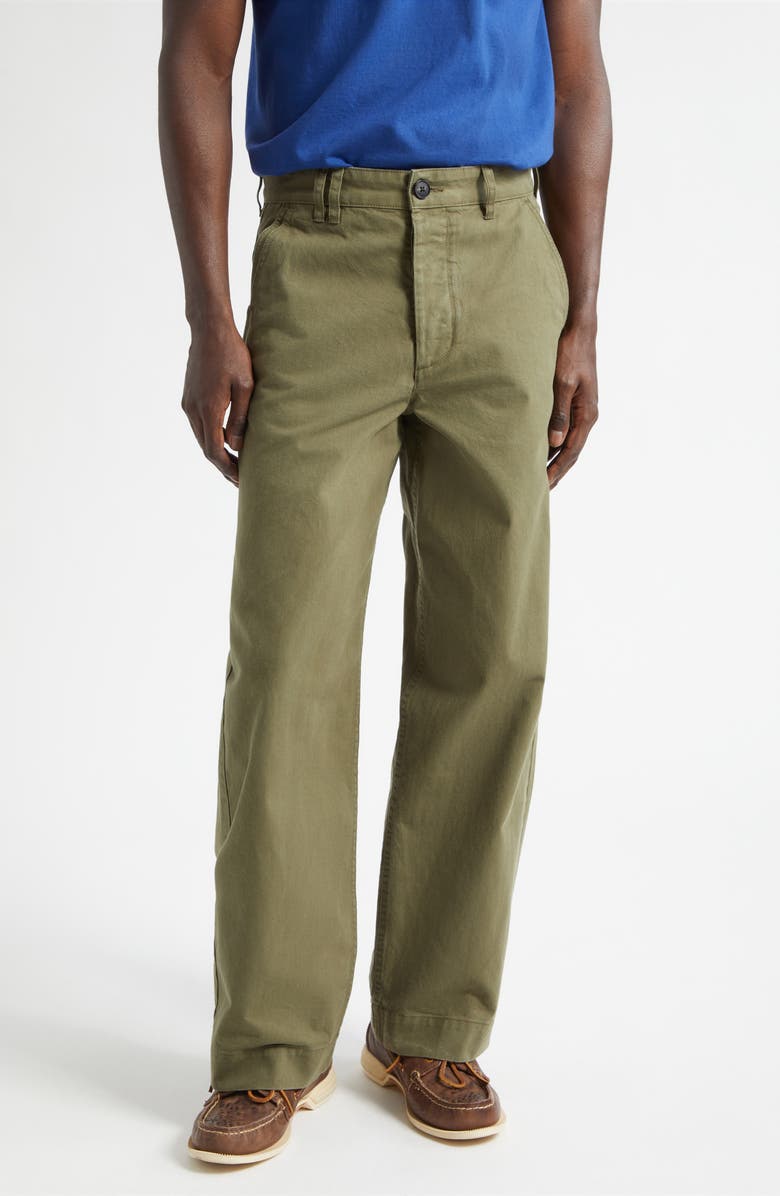 Noah Double Pocket Buckle Back Chinos, Main, color, Khaki