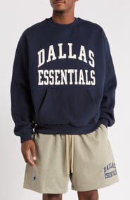 Fear of God Essentials Dallas Cowboys 90s Relaxed Crewneck Sweatshirt