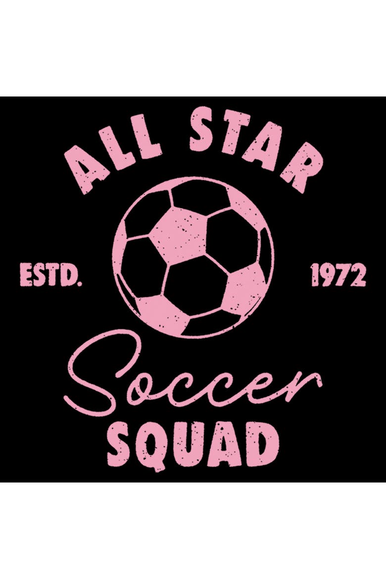 Women's Lost Gods All Star Soccer Squad 1972  Graphic T-Shirt, Alternate, color, Black