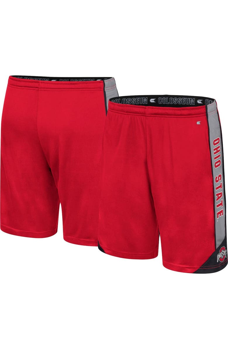 COLOSSEUM Men's Colosseum Scarlet Ohio State Buckeyes Haller Shorts, Main, color, 