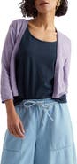Seasalt Cornwall Vanessa Open Front Organic Cotton Crop Cardigan