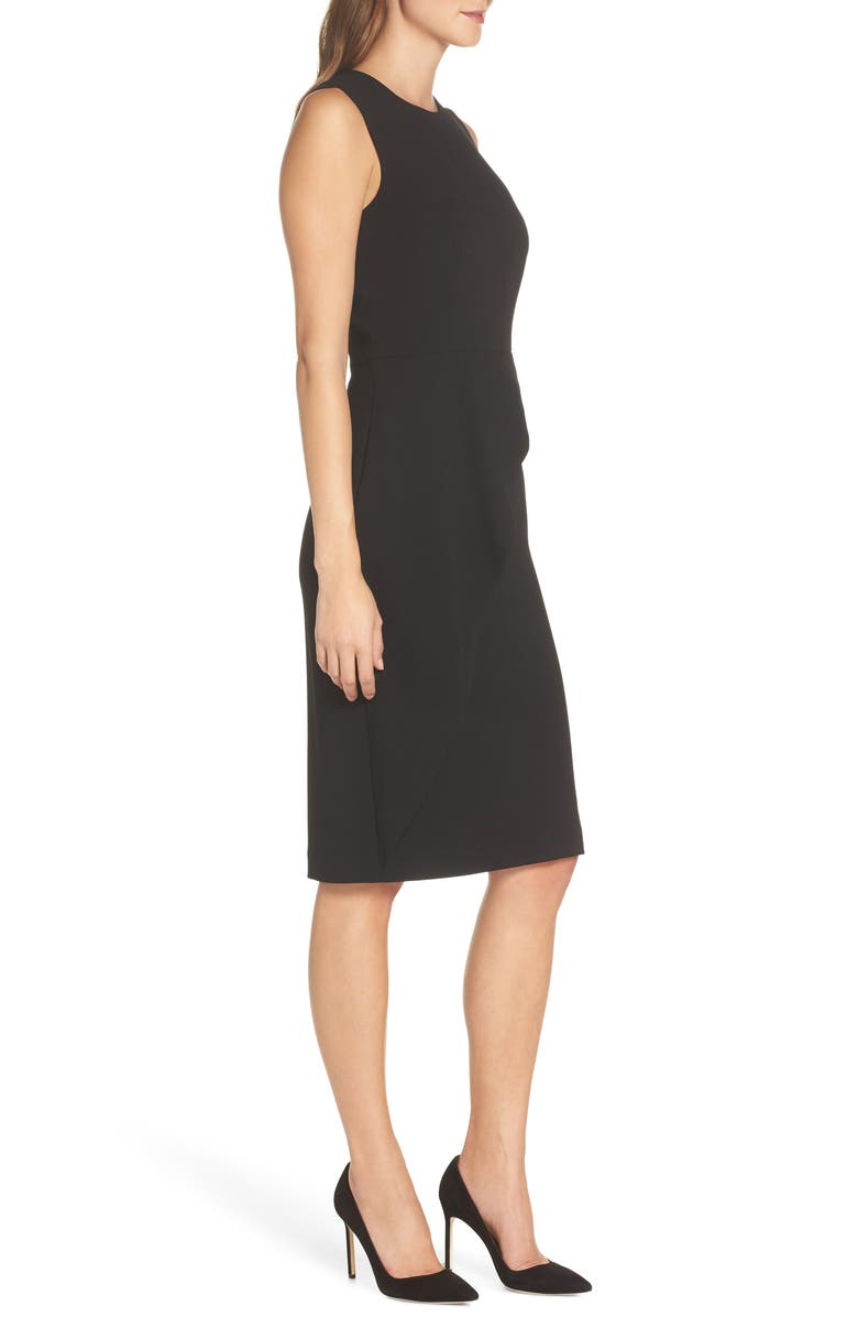 Eliza J Asymmetrical Ruffle Sheath Dress, Alternate, color,