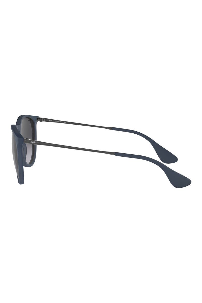 Erika 54mm Gradient Round Sunglasses, Alternate, color, MATTE BLUE