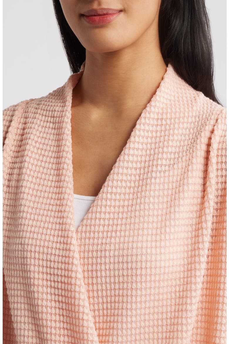 Open Stitch Surplice Sweater, Alternate, color, PEARL BLUSH