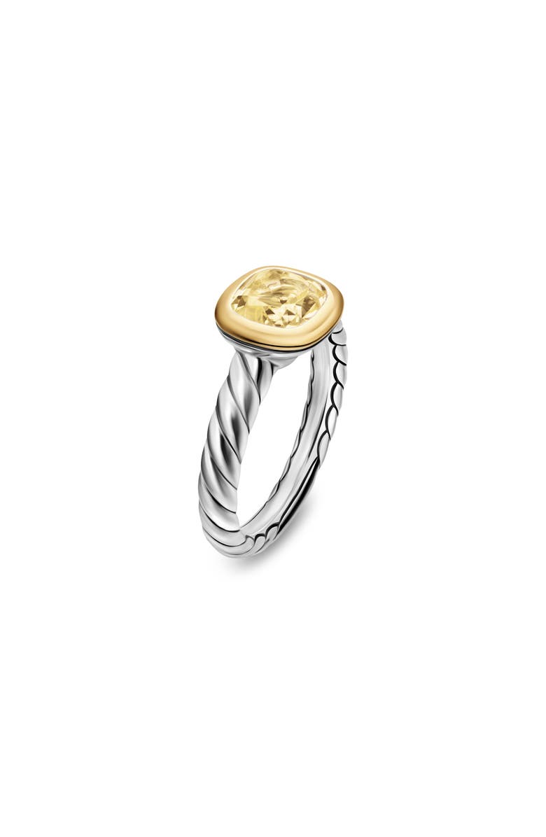 David Yurman DY Mercer<sup>®</sup> Color Stone Ring, Alternate, color, Champagne Citrine