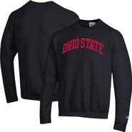 Champion Men's Champion Black Ohio State Buckeyes Basic Arch Fleece Pullover Sweatshirt