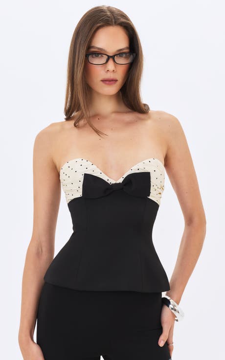 Ulrike Sweetheart Peplum Top
