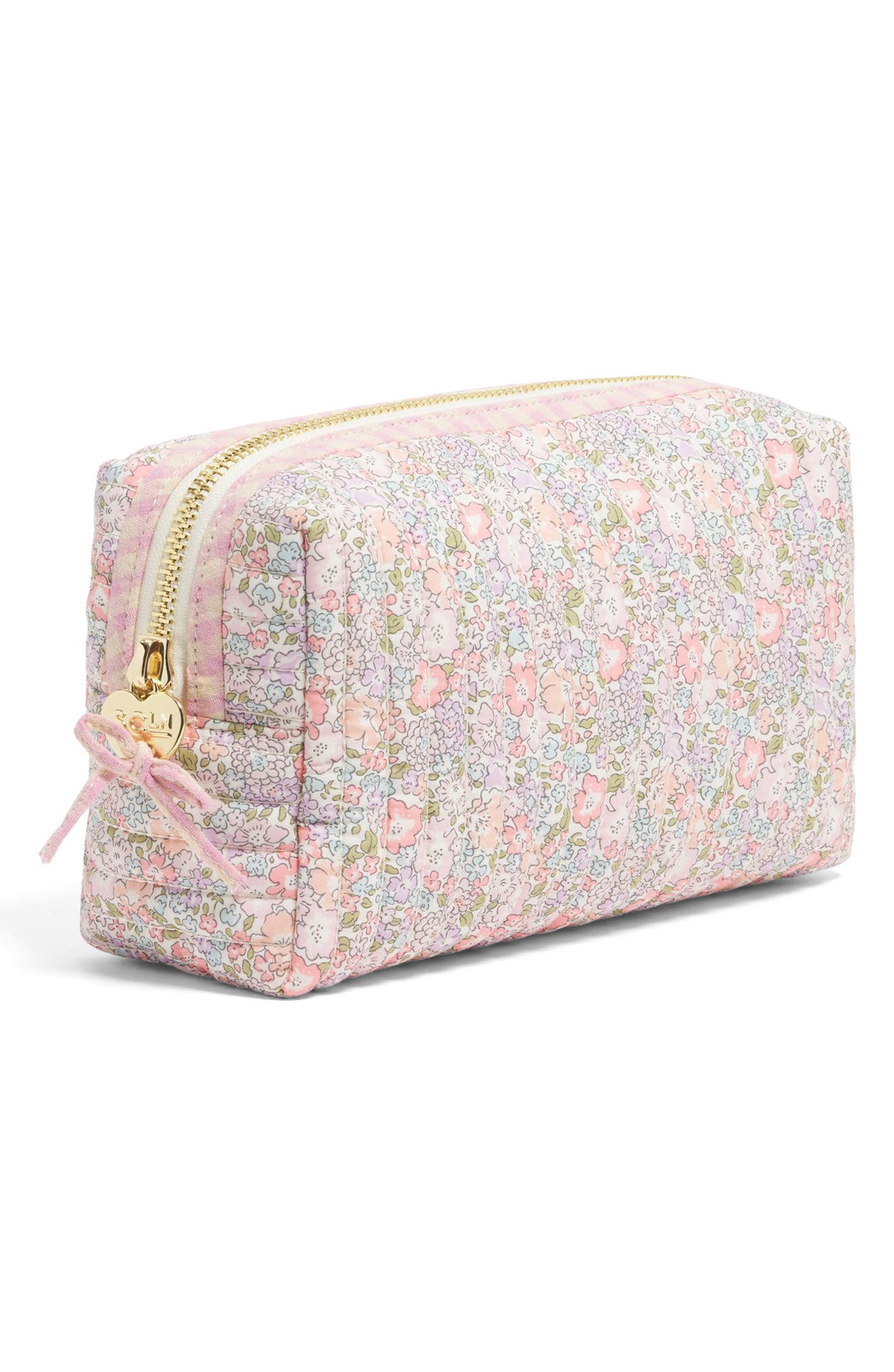 Stoney Clover Lane x Liberty Small Quilted Cotton Pouch, Alternate, color, Michelle