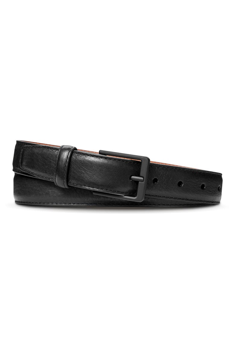 Guardian Leather Belt Set, Alternate, color, BLACK WHISKEY
