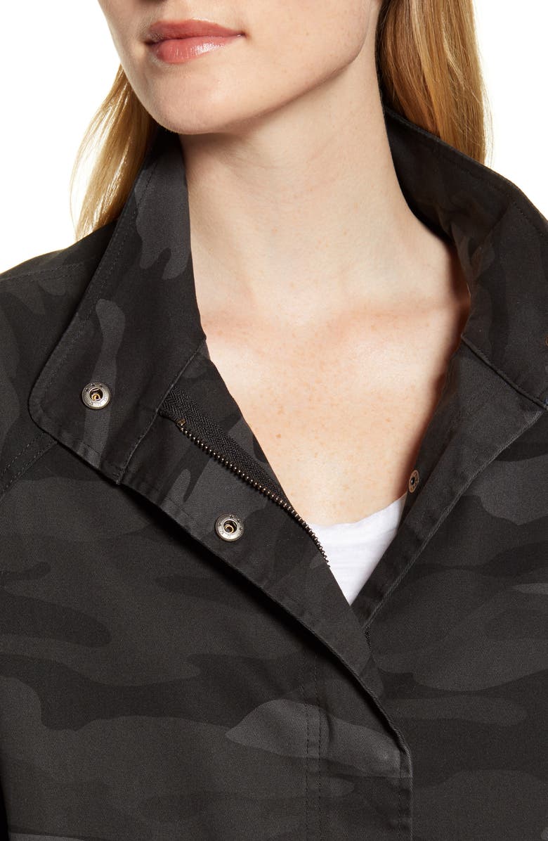 Wit & Wisdom Camo Print Stretch Cotton Jacket, Alternate, color, 