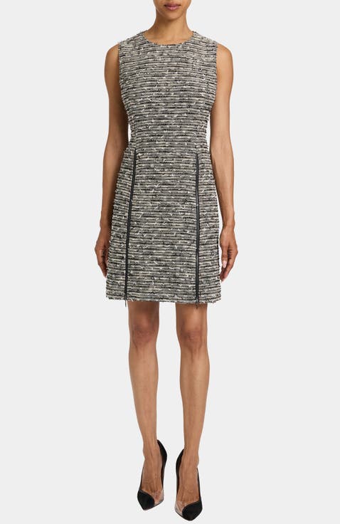 ワンピース Classic Tweed Belted Dress Belted Tweed Dress | Kate Spade Outlet