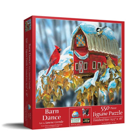 Barn Dance 550 piece Jigsaw Puzzle for Adults