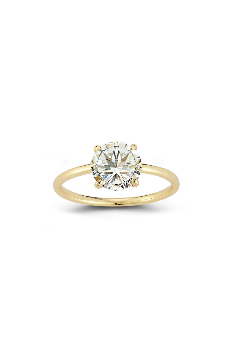 14k Gold Moissanite Ring, Main, color, GOLD